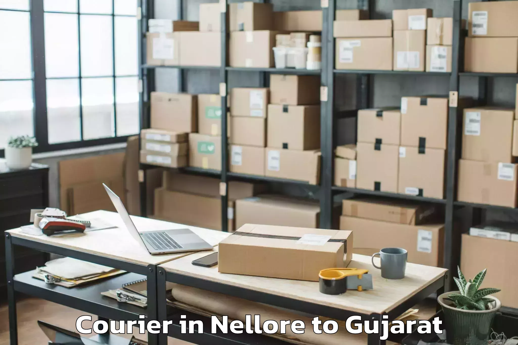 Book Nellore to Jambughoda Courier Online